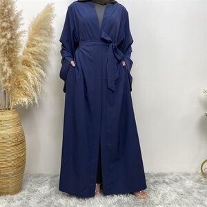 Navy blue abaya